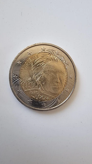 Pièce de 2 euros  Commémorative république française Simone Veil 2018