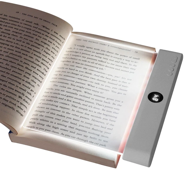 Lampada Da Lettura Lightwedge - LED, Luce Intensa, Angolo Preciso, Risparmio Energetico, Per Lettura A Letto