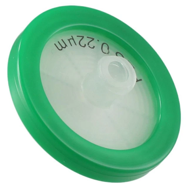 0.22um Pore Size, 33mm Sterile Syringe Filter Membrane Diameter