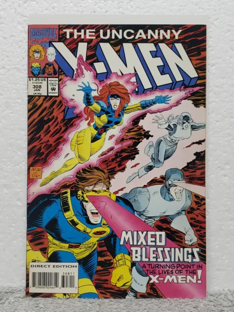 UNCANNY X-MEN #308 (Jan 1994, MARVEL) DIRECT EDITION VF/NM