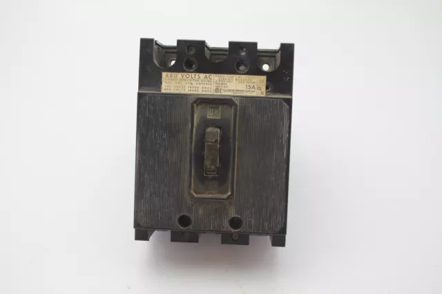 ITE EH3-B015 3-Pole 15Amp 250VDC 480VAC Molded Case Circuit Breaker