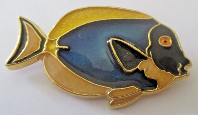 Broche Plaqué Or Vintage Estampillée - Bijou Ancien Exceptionnel - Modèle 1569