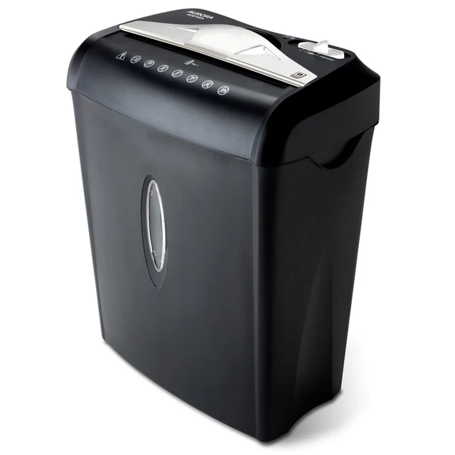 Aurora AU875XA 8-Sheet Crosscut Paper and Credit Card Shredder with 3.7-Gallon W