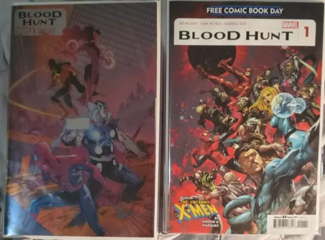 Blood Hunt #1 Fernandez Foil Variant & Free Comic Book Day Preview. NEW