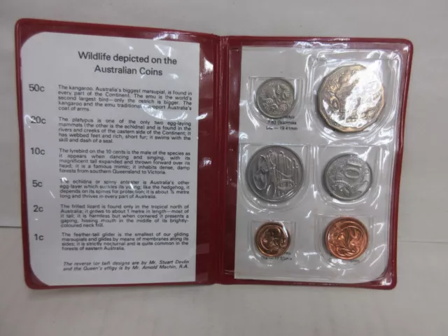 Australia 1981 Uncirculated 6-Coin Mint Set Royal Australian Mint World Coins