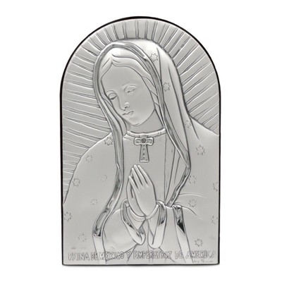 San Giorgio Quadro Icona Capoletto San Giorgio cm 20 x 28 in Argento Massiccio 925 by VALORI 