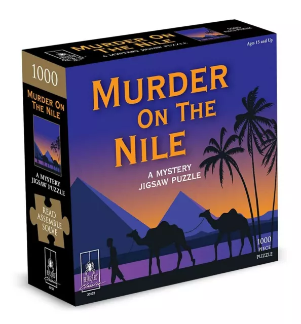 Murder Encendido The Nile Mystery 1000 Piezas Puzle Rompecabezas Con Libro (Pl )