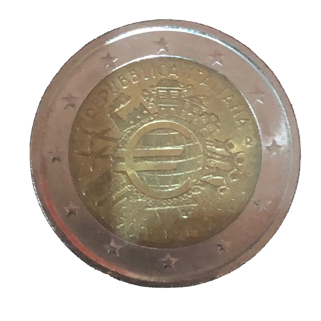 2 EURO Repubblica Italiana Commemorativa 20022012 Rara Circolata EUR 150,00 2 EURO Repubblica Italiana Commemorativa 20022012 Rara Circolata EUR 150,00