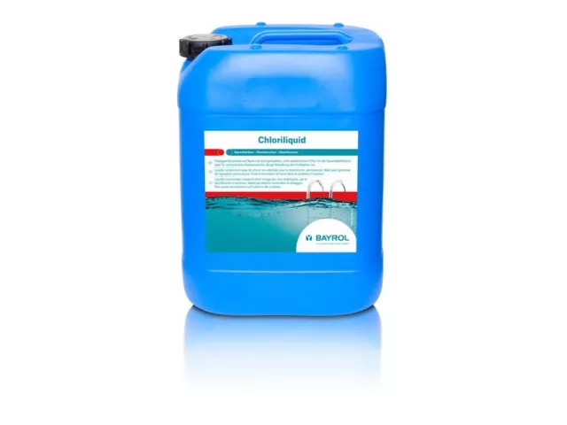 Bayrol ChloriLiquid 25 kg Chlor flüssig Flüssigchlor Natriumhypochlorid Pool 20L