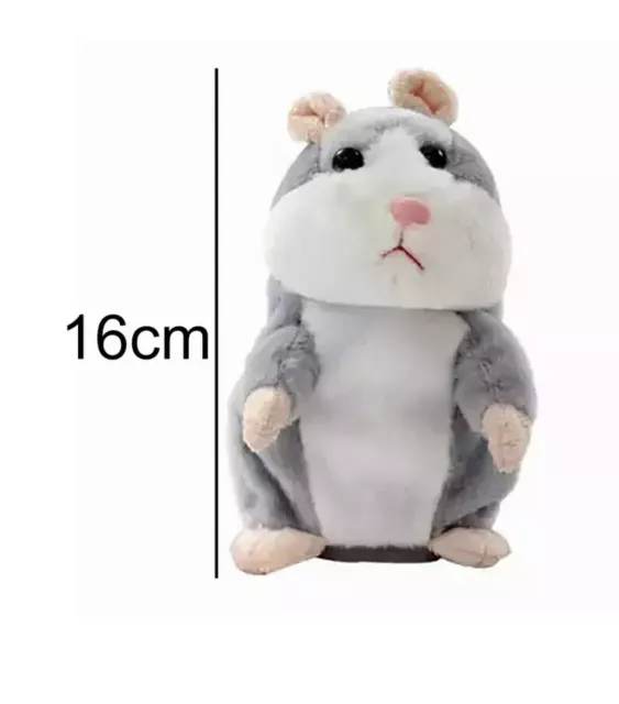 Talking Hamster Chat Mimicry Plush Toy Nod Mouse Record Xmas Doll Cute Pet 2