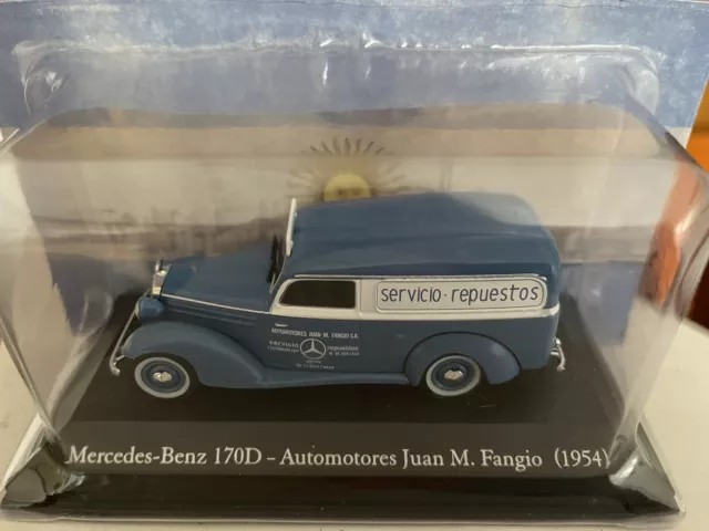 Furgoneta 1/43, Mercedes Benz 170D, Automotores Fangio (1954). Argentina.