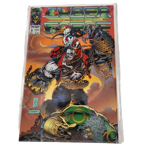 CYBERFORCE Vol. 1 Issue 3 " The Tin Men of War" - Image Comic Book