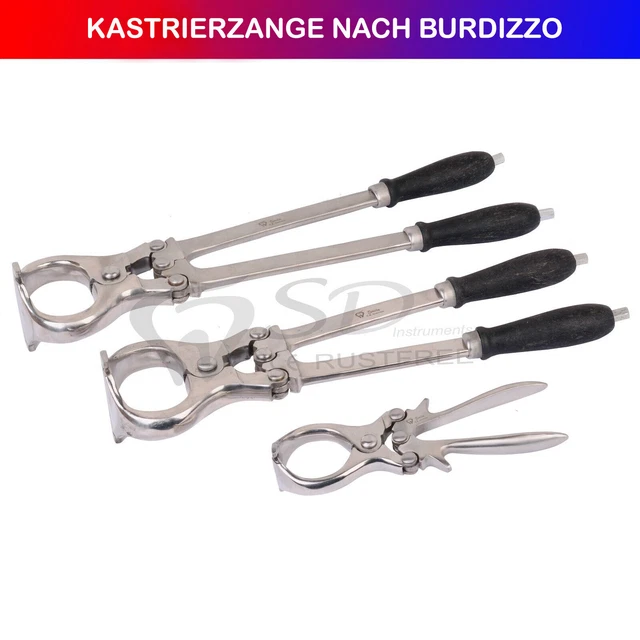 BURDIZZO CASTRATION PLIERS For Bloodless Castration Veterinary Sheep ...