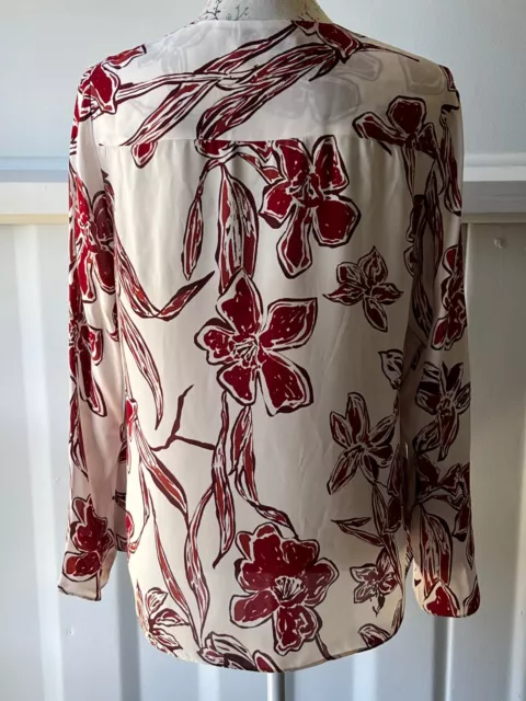 "Sportscraft"Size"12"Ladies Stunning Silk Long Sleeve Top*Like New*** 2