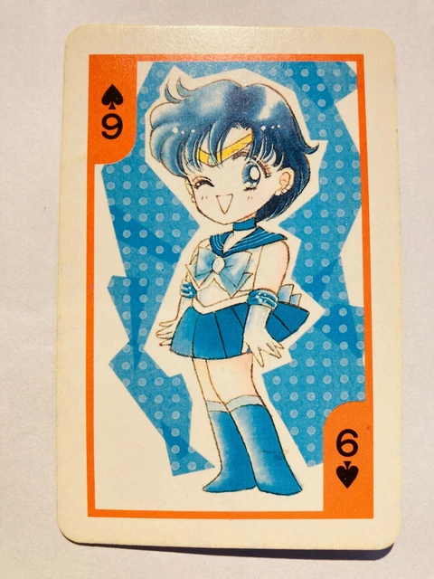 Amy 9 Sailor Moon Playing Card by Nakayoshi magazine From Japan 1992 F/S