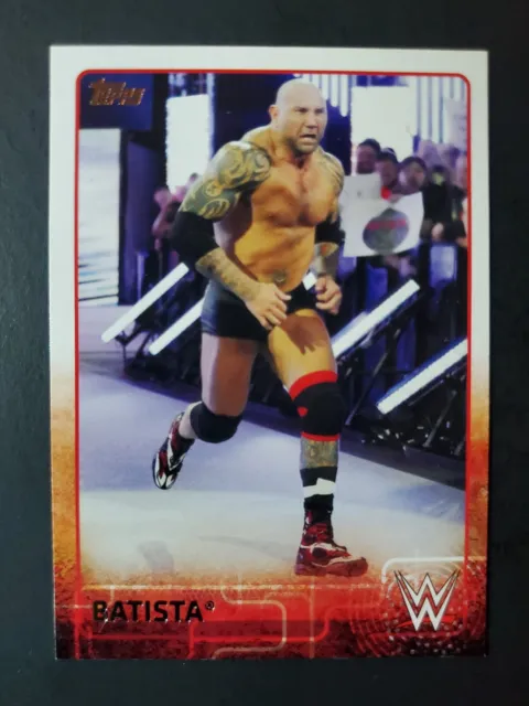 Batista Dave Bautista wwe 2004 Euro Apocalpse Raw Smackdown Foil card #R21