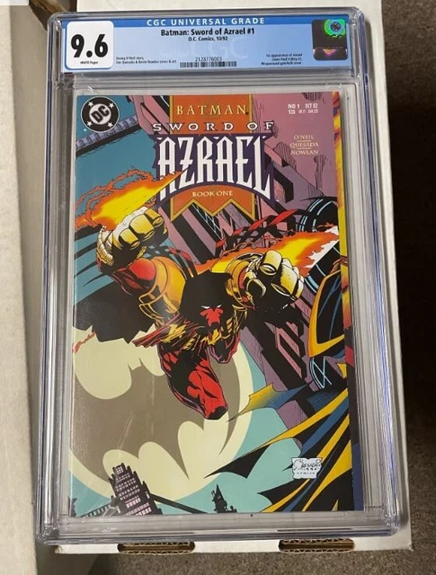 Batman: Sword of Azrael #1 CGC 9.6 key DC Comic 1st Azrael Appearance