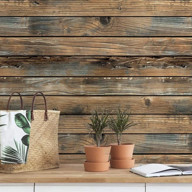 ROOM SELFADHESIVE WOOD Grain Wallpaper Wall Decor Wallpapers Wall