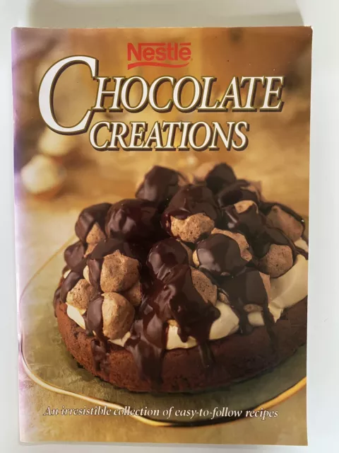 Nestlé Chocolate Creations Cookbook 1996 Cakes Biscuits Desserts New Zealand