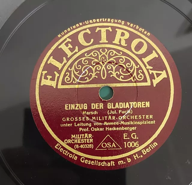 Marsch Schellackplatte  -78rpm