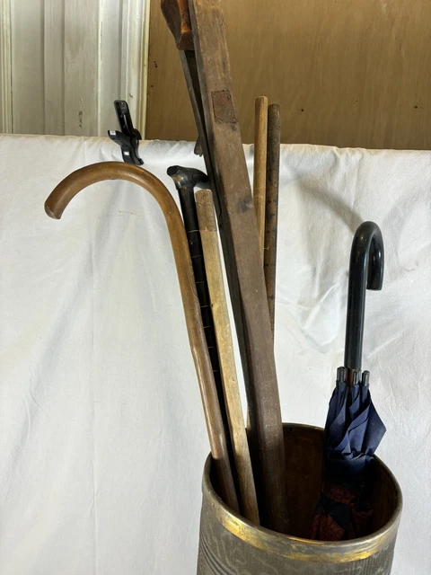 Porte-parapluie, Porte-canne universel en métal, 26 cm, 50 cm de haut, noir85 - Maison