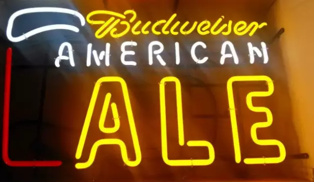 American Ale Beer Logo 20"x16" Neon Sign Light Lamp With Dimmer