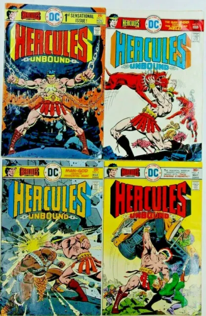 DC Comics "Hercules Unbound" 1975. KEY ISSUE #1 plus 2,3,4.