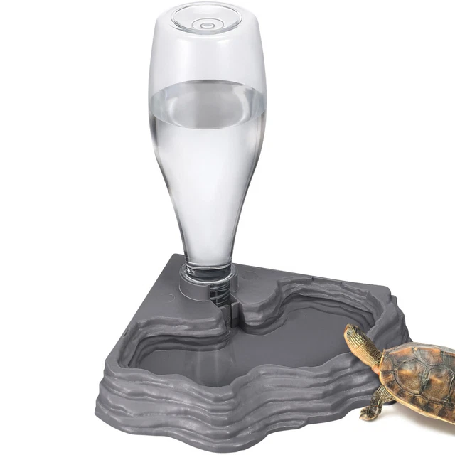 Dispensador de agua para reptiles fuente de riego automático suministro de mascotas para lagarto