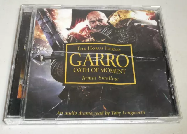 Warhammer 40k Garro Oath Of Moment Horus Heresy Audio Book CD disk like new