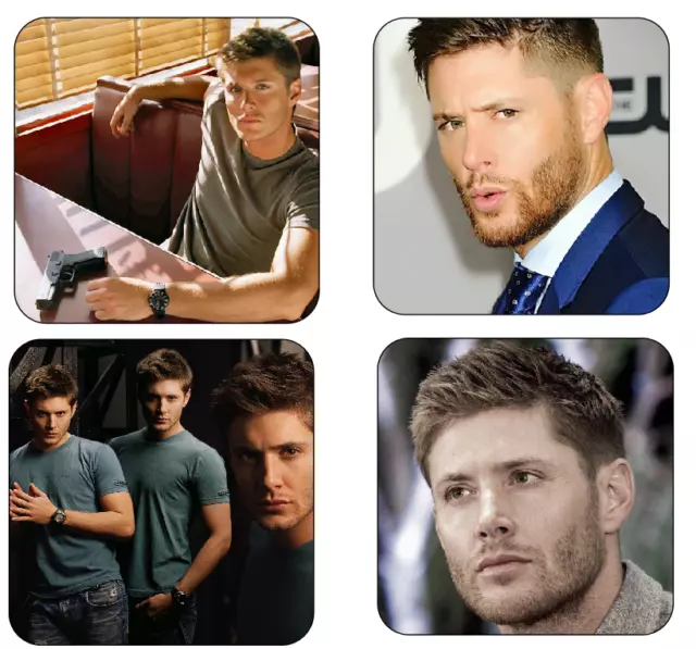 Jensen Ackles Coaster Set Dean Winchester novelty coasters 2