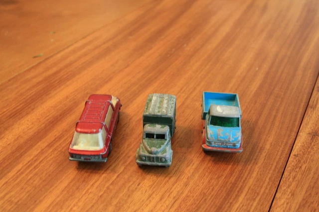 Lot De 10 Voitures Miniatures Matchbox En Métal - Occasion