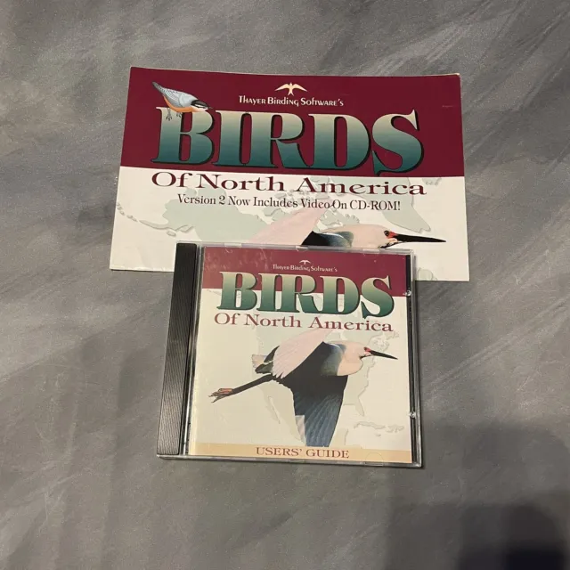 Thayer Birding Software Birds of North America CD Software Version 2.0