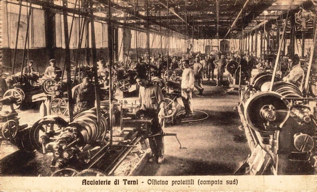 Terni Acciaierie Officina Proiettili campata sud  F. piccolo non spedita