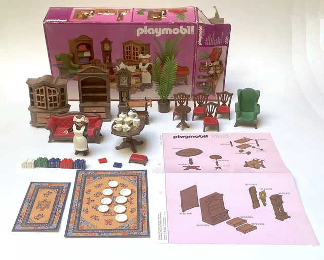 charette-playmobil-set-playmobil-vintage-s-rie-rose-poque-1900