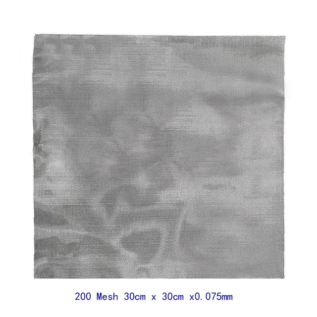 30*30cm Acciaio Inox 200 Rete Tessuto Filo 30cm x 30cm (Super Sottile) Durevole