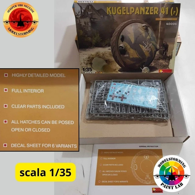 KUGELPANZER CARRO ARMATO tedesco sperimentale WWII veicoli militari