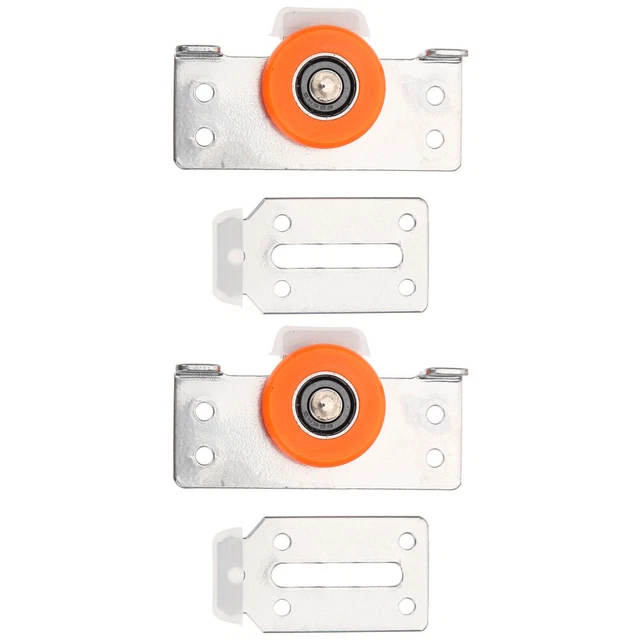1,5M Kit Guide Hardware per Porta Scorrevole Puleggia della Rotaia
