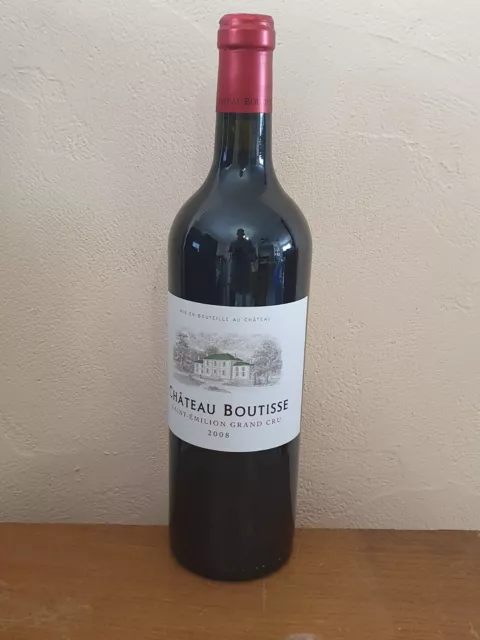 1 Bouteille Vin Saint Emilion Grand Cru Château Boutisse 2008