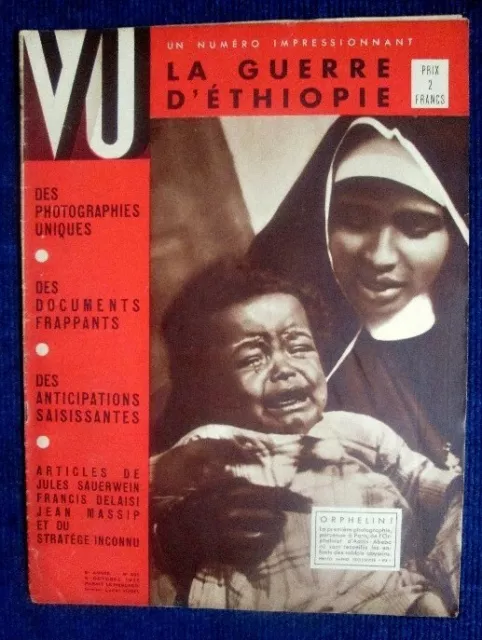 VU 395 1935 Sp Guerre ETHIOPIE Colonie Italie Afrique War Africa Ethiopia Äthio