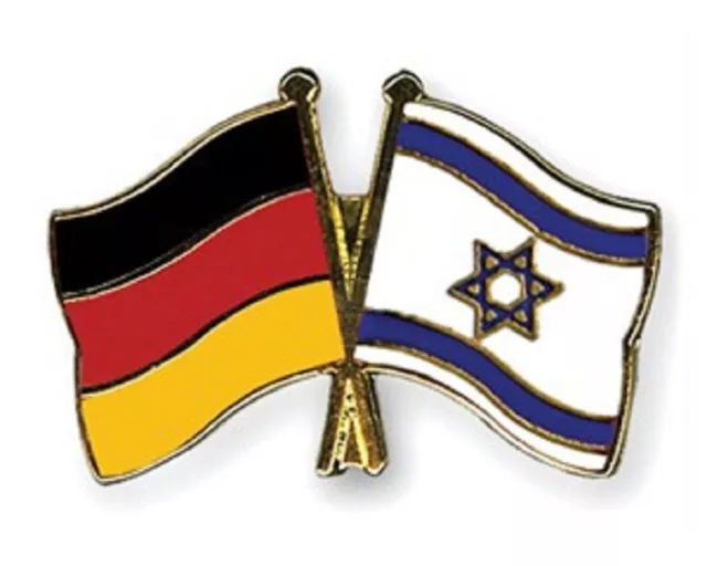 Deutschland-Israel Freundschafts Pin Flaggen Pin Freundschaftspin Anstecker Pin