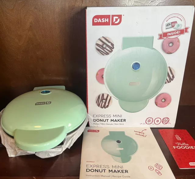 Dash Express Mini Donut Maker Machine for Kid Friendly Breakfast Snacks