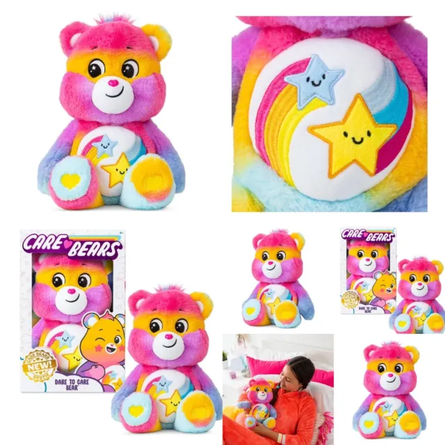 Care Bears 14" Plush - Dare to Care Bear Valentine Day Gift Love Bear Soft Plush