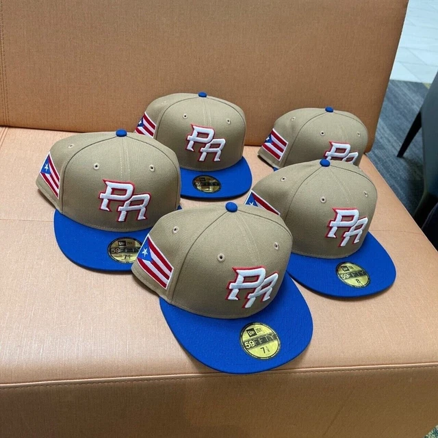 PUERTO RICO HAT wbc beige new era 7 authenticate world baseball classic