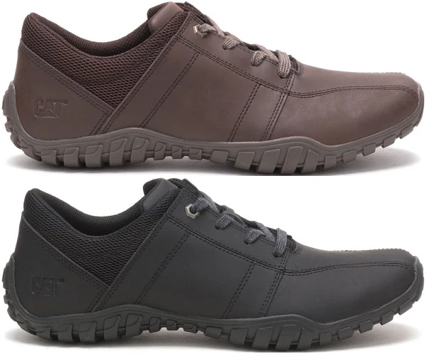 Caterpillar Cat Gus en Cuir Décontracté Sneakers Baskets Chaussures Hommes