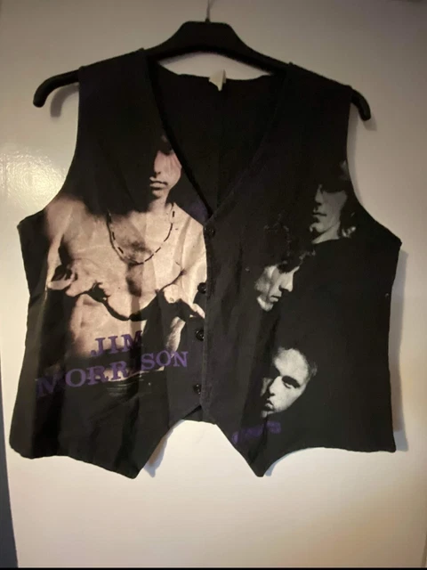 Gilet raro vintage XL Jim Morrison