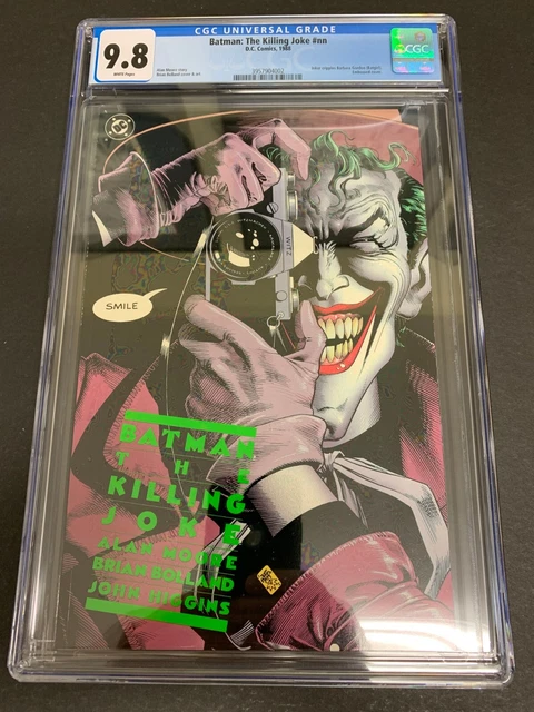 Batman: The Killing Joke #1 * Cgc 9.8 * (Dc, 1988)  Alan Moore!  Pristine Case!