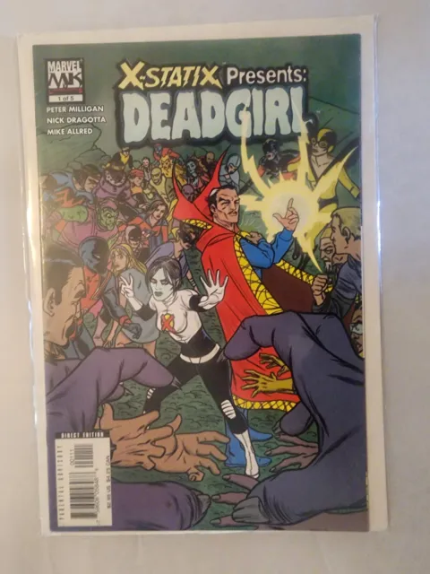 X-Statix Presents: Dead Girl. 1 of 5. Marvel. 2006. Bagged and boarded