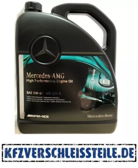 5L ORIGINAL Mercedes AMG High Engine Motoröl Öl 0W40 MB 229.5