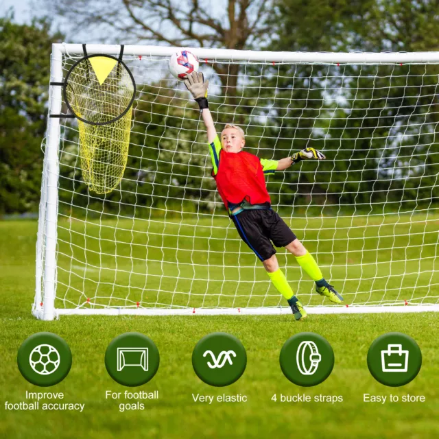 Football Target Net Training Net Easy to Attach Detach Soccer Goal Target Net₡