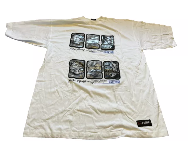 VINTAGE NO FEAR So Cal T Shirt Sz (S) Crew Neck 90's Y2K Double
